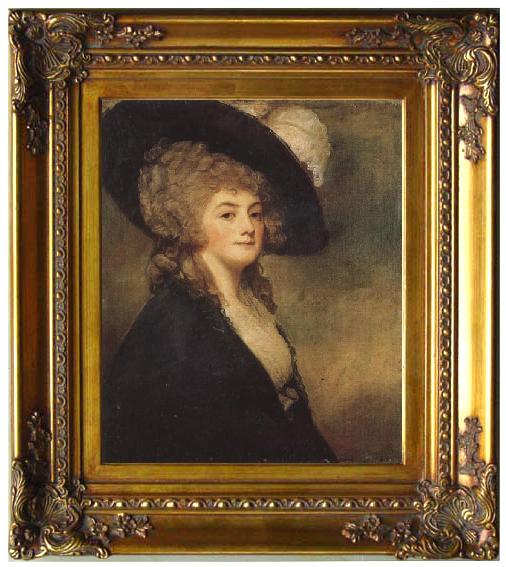 framed  George Romney Mrs.Harriet Greer, Ta057